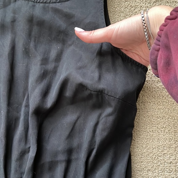 Black banana republic drawstring waist jumpsuit. - Picture 5 of 8